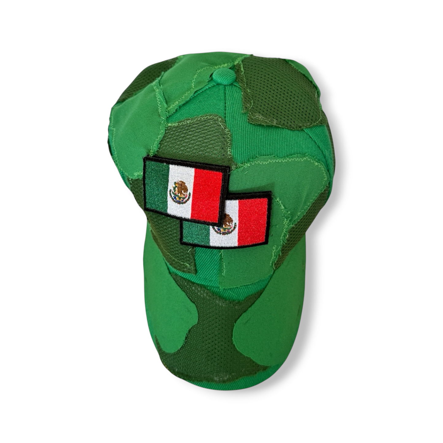 Mexico World Cup Patchwork Strap-back Hat