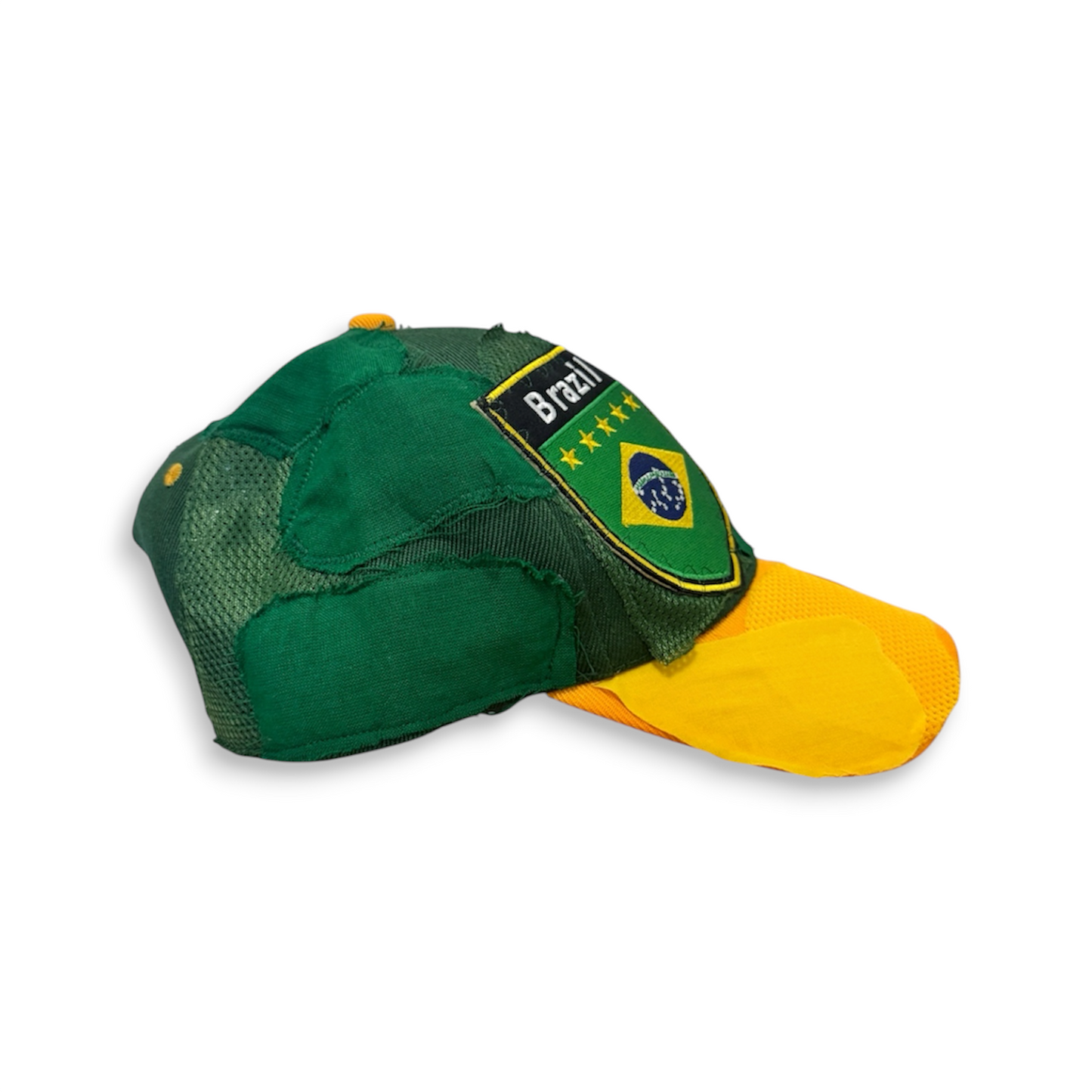 Brazil World Cup Patchwork Strap-back Hat